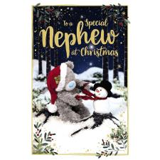 3D Holographic Nephew Me to You Bear Christmas Card Image Preview